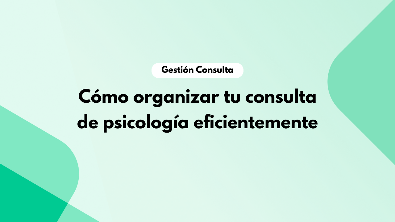 Escritorio organizado de consulta de psicología con ordenador y plantas